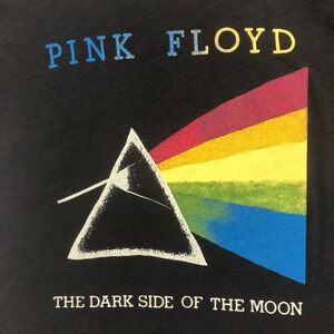 Lucky Brand Pink Floyd Dark Side of the Moon Graphic‎ Tee T-Shirt Women's Size S
